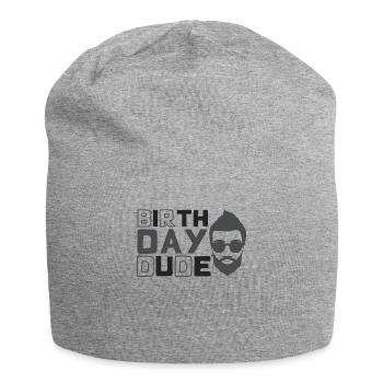 Vintage Birthday Dude - Jersey-Beanie - Grau meliert - Vorne