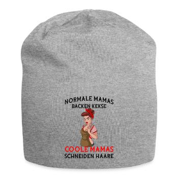 Friseurin - Jersey-Beanie - Grau meliert - Vorne