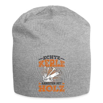 Tischler - Jersey-Beanie - Grau meliert - Vorne