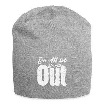 Be All in Go All Out - Pokern - Bonnet en jersey - gris chiné - Devant