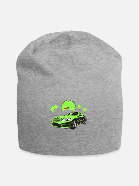 Car Tuning Tacho Auto Automobil Raser PS Rally - Jersey-Beanie - Grau meliert