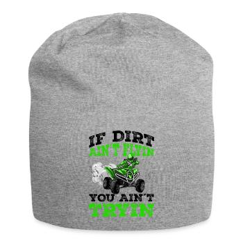 Quad - Jersey Beanie - heather grey - Front