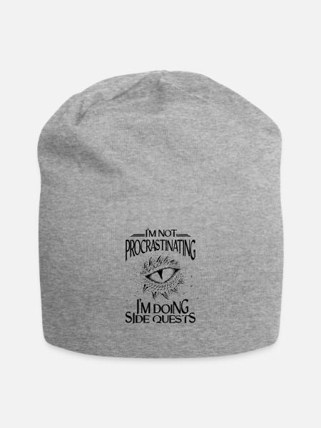RPG Jeu de rôle Dés - Bonnet en jersey - gris chiné