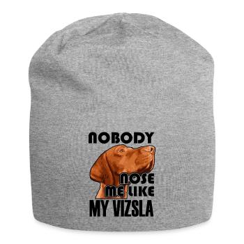Niemand nasen mich wie mein Vizsla - Jersey-Beanie - Grau meliert - Vorne