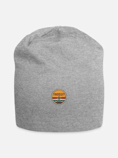 Fischkopp - Norddeutscher Fischkopf - Jersey-Beanie - Grau meliert