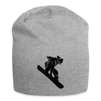 Snowboard - Jersey-Beanie - Grau meliert - Vorne