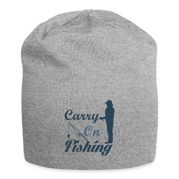 Fischer fischen frische Fische - Jersey-Beanie - Grau meliert - Vorne