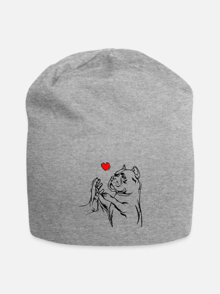 American Bully - Jersey Beanie - heather grey