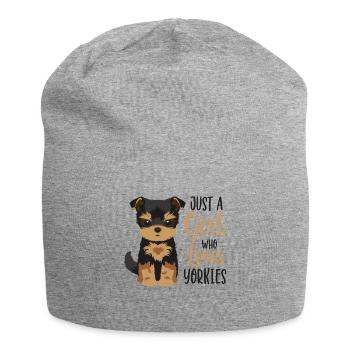 Yorkshire Terrier - Jersey Beanie - heather grey - Front