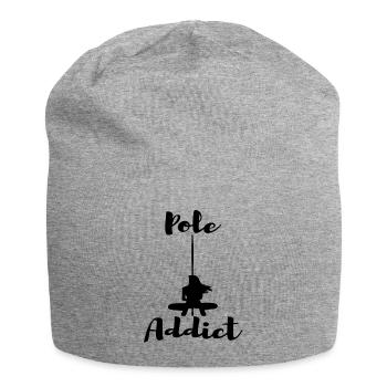 Pole Dance Stangen Geschenk Stangentanz - Jersey-Beanie - Grau meliert - Vorne