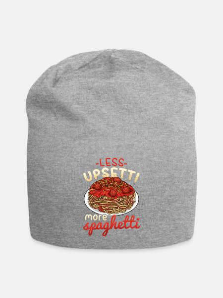 Spaghetti - Jersey-Beanie - Grau meliert