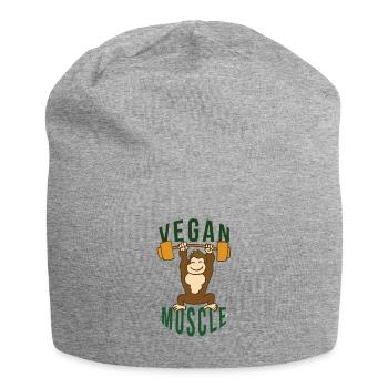 vegan - Bonnet en jersey - gris chiné - Devant