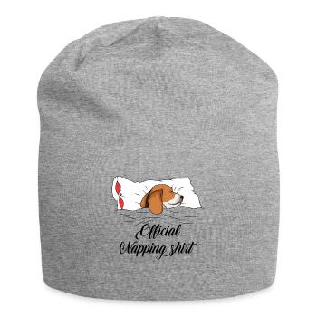 beagle - Bonnet en jersey - gris chiné - Devant