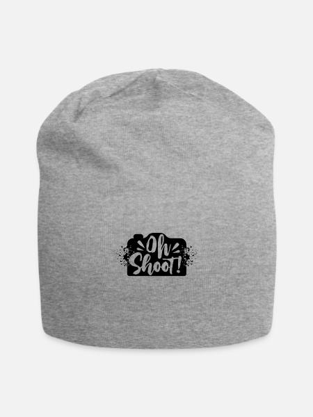 Kamera Fotograf - Jersey-Beanie - Grau meliert
