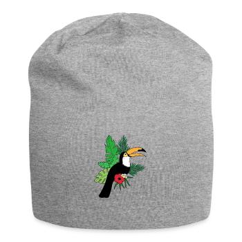 tucan - Jersey Beanie - heather grey - Front