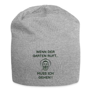 Garten - Jersey-Beanie - Grau meliert - Vorne