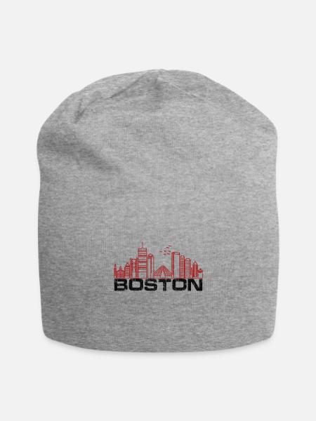 boston stadt - Jersey-Beanie - Grau meliert