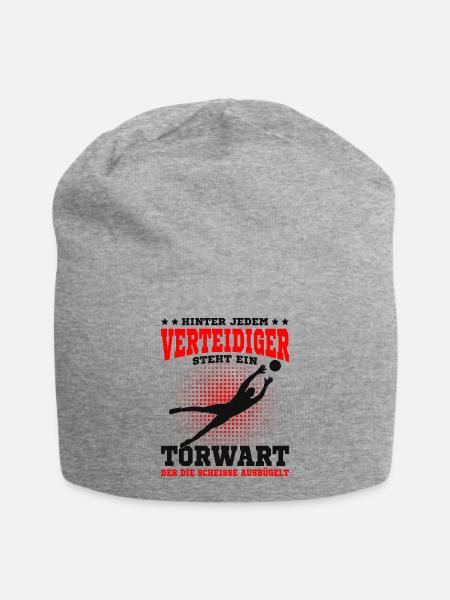 Torwart - Jersey-Beanie - Grau meliert