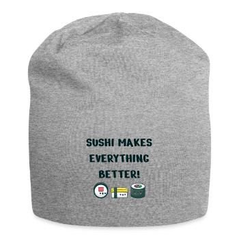 Sushi - Bonnet en jersey - gris chiné - Devant