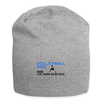 volleyball dad - Jersey-Beanie - Grau meliert - Vorne