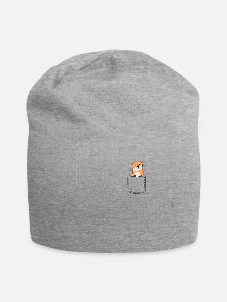 Otter - Jersey-Beanie - Grau meliert