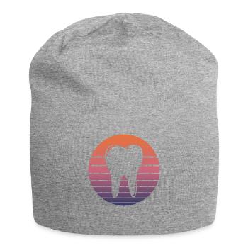 Dental Dental Dental Assistant Retro Gift - Jersey Beanie - heather grey - Front