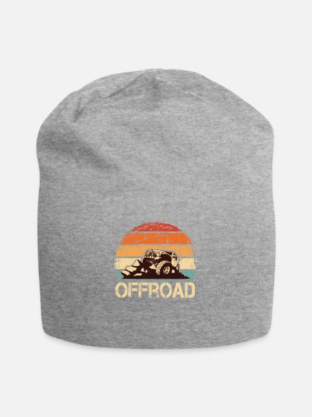 Terrain Offroad Adventure Motorsport gift idea - Jersey Beanie - heather grey