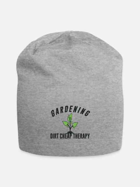 Garden - Jersey-Beanie - Grau meliert