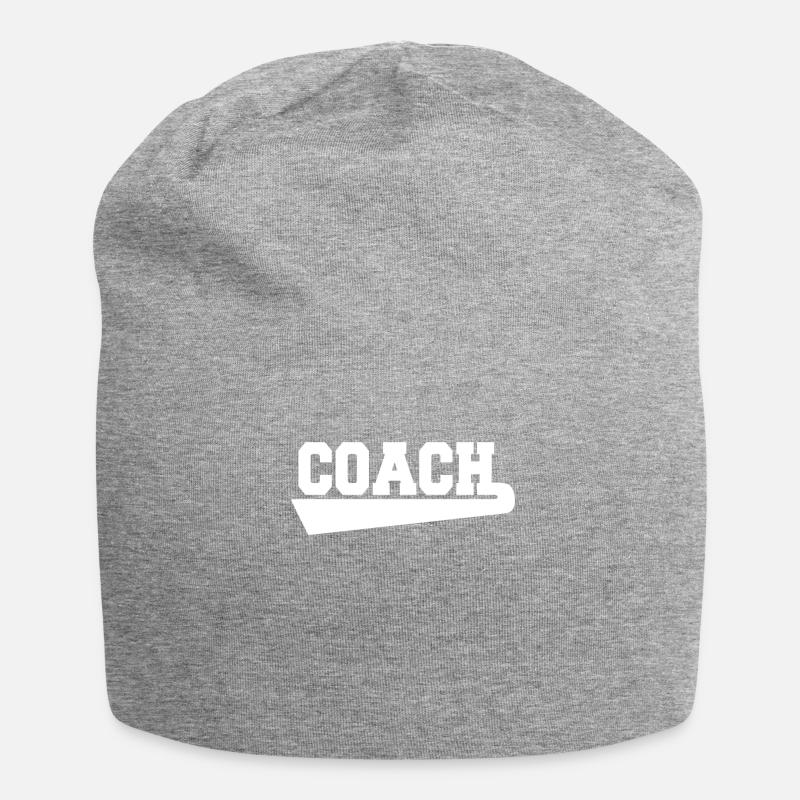 coach - Jersey-Beanie - Grau meliert