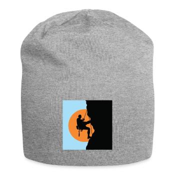 Rock climbing - Jersey Beanie - heather grey - Front