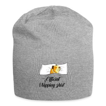 Meerschweinchen - Jersey-Beanie - Grau meliert - Vorne