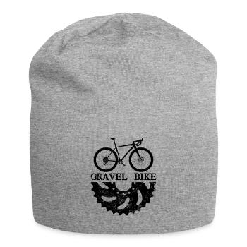 conception d'un vélo de gravier - Bonnet en jersey - gris chiné - Devant