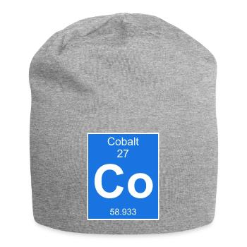 Kobalt chemisches Element Periodensystem chemische - Jersey-Beanie - Grau meliert - Vorne