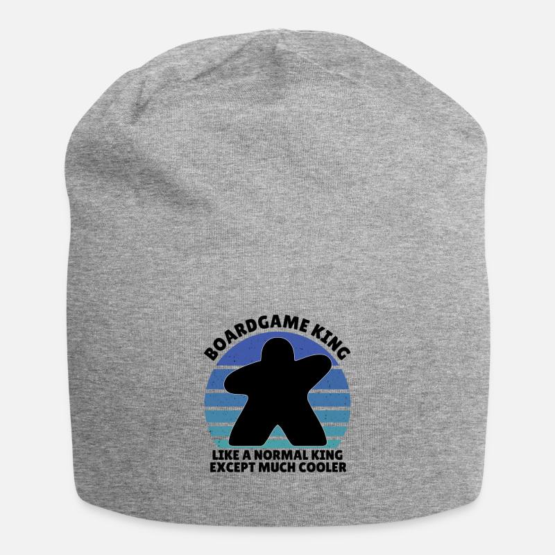 Boardgame King sauf beaucoup plus cool - Bonnet en jersey - gris chiné