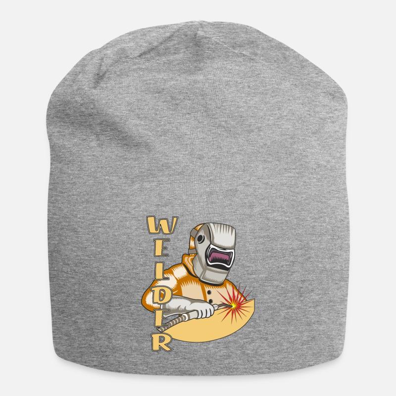 WELDER - Jersey-Beanie - Grau meliert