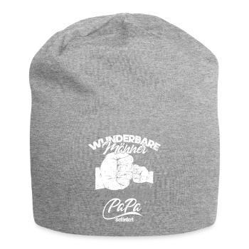 Zum Papa Befördert Vater Papa Vatertag Geschenk - Jersey-Beanie - Grau meliert - Vorne