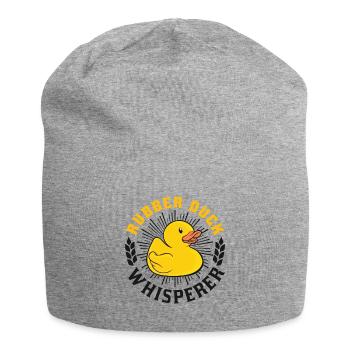 Rubber Duck Whisperer Rubber Duck Gift - Jersey Beanie - heather grey - Front