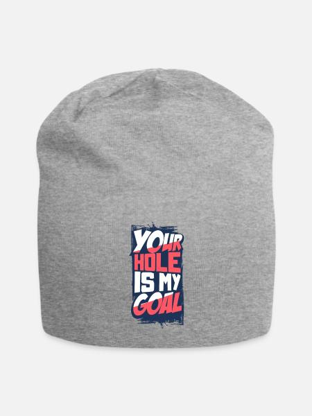 Baggern Bauarbeiter Bagger - Jersey-Beanie - Grau meliert