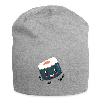 Sushi - Jersey-Beanie - Grau meliert - Vorne