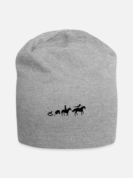 Evolution Voltigieren Reiten - Jersey-Beanie - Grau meliert