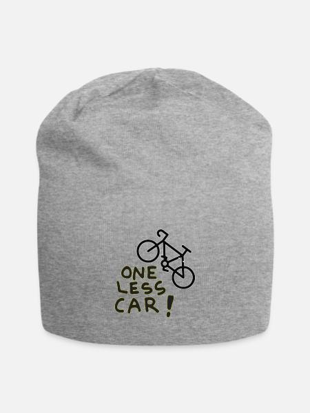 Nachhaltigkeit - Jersey-Beanie - Grau meliert