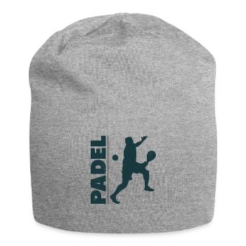 Padel Raquette tennis sport entraînement - Bonnet en jersey - gris chiné - Devant