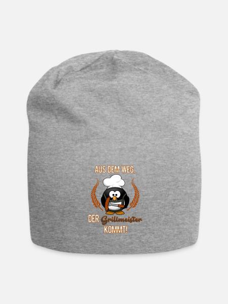 Aus dem weg, der Grillmeister kommt! - Jersey-Beanie - Grau meliert