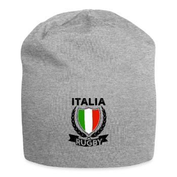 Rugby Italia Maillot De Rugby Pour Italiens Italie - Bonnet en jersey - gris chiné - Devant