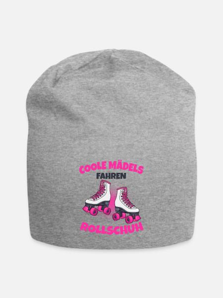 Rollschuhe - Jersey-Beanie - Grau meliert