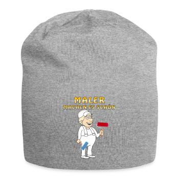 MENSCH COMIC MALER MACHEN ES SCHÖN - Jersey-Beanie - Grau meliert - Vorne