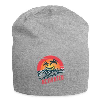 Vacation Mode Activated - Jersey Beanie - heather grey - Front