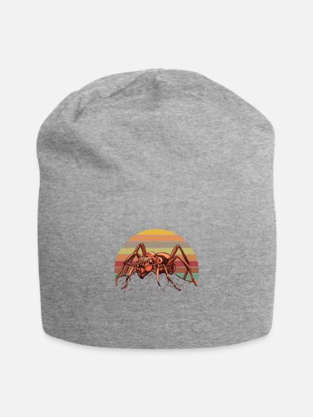 Fourmis vintage fourmis de fourmis terrarium - Bonnet en jersey - gris chiné