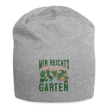 Mir Reichts Ich Geh In Den Garten Gärtner Garten - Jersey-Beanie - Grau meliert - Vorne