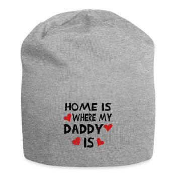 Home Is Where My Daddy Is - Bonnet en jersey - gris chiné - Devant